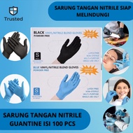 Nitrile Guantine Gloves 100pcs Nitrile Gloves