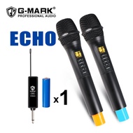 ECHO Wireless Microphone G-MARK X333 Recording Karaoke Dynamic Mic Lithium Battery For Party Church Show Square Meeting