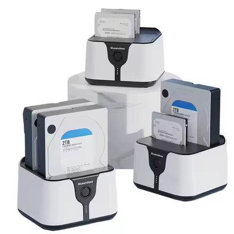 USB 3.0 To SATA Dual Bay HDD Docking Station 20TB X2 SATA 2.5& 3.5inch Hard Drive Docking Station fo