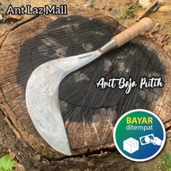 ( Asli Baja Putih ) Arit Tebas Rumput Super Tajam - Sabit Model Baru Per Baja Putih - Pemotong Ranti