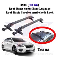 5501 (90cm) Car Roof Rack Roof Carrier Box Anti-theft Lock  Cross Bar Roof Bar Rak Bumbung Rak Bagasi Kereta - TEANA