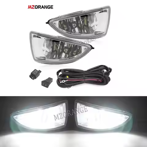 LED Fog Lights Assembly For HONDA CIVIC ES1 ES5 ES6 ES7 ES8 2004 2005 Front Bumper foglamp Running H
