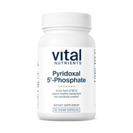 Vital Nutrients Pyridoxal-5 Phosphate | Activated Vitamin B6 | Methylated B6 for Metabolism, PMS, an
