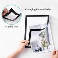 1pc Modern Magnetic Wall-Mounted Photo Frame, No Drilling Required Self-Adhesive, Suitable For Photo
