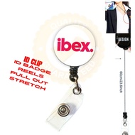 New Ibex Retractable Id badge Reels Id Clip Id Holder