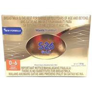 New S-26 Gold One for 0-6 Months 400g 1.2 1.8 2.4Kg