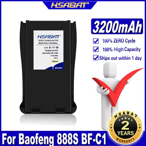 Battery for Baofeng 888 BL-1 BF-666S Compatible H777 H-777 BF-777S Walkie Talkie 888S BF-C1