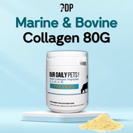 Our Daily Pets | Marine & Bovine Collagen for Pets (Dog & Cat) - Cow Colostrum Supplement for Dogs &