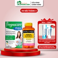 Combo For Pregnacare Max &amp; Mason Ferrous Gluconate Organic Iron