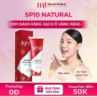 Kem Đánh Răng SP10 Fresh Toothpaste- Kem SP10 NATURAL MINT Trắng Răng Giảm Ố Vàng Loại Bỏ Cao Răng C