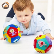 CheeseArrow Soft Cloth Rattle Ball Baby For 0-36 Months Stuffed Baby Play Ball Sensory Toy my