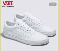 Vans Old Skool 白色滑板鞋25cm