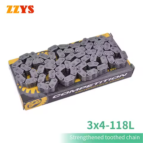 3x4 118L 118 Link 450cc Motorcycle Timing Chain For Yamaha YFZ450 YFZ YZ 450 YZ450F YZ450F For Honda