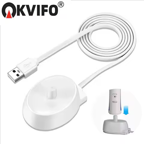 KVIFO USB Charger Fit for Oral B Electric Toothbrush Series 3 4 5 6 Pro 1000 3000 5000 Waterproof In