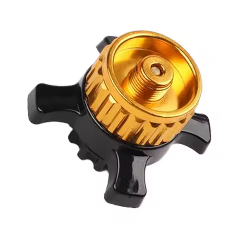 For Campingaz To EN417 Threaded Adapter Metal Gas Canister Connector For Outdoor Stoves Tool-Free Pr
