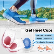 Heel Cushions for Heel Pain Relief / Gel Heel Cushion Inserts / Heel Pads Shoes / Gel Heel Cup / Sil
