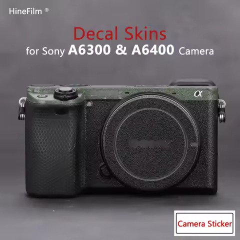 Hinefilm Skin for A6300 Camera Decal Skins A6400 Camera Skin for Sony Alpha A 6300 / A 6400 Camera S