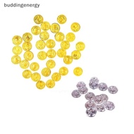 # buddingenergy # 50pcs Pirate gold Coins fake gold Halloween Christmas decorations for home kids .