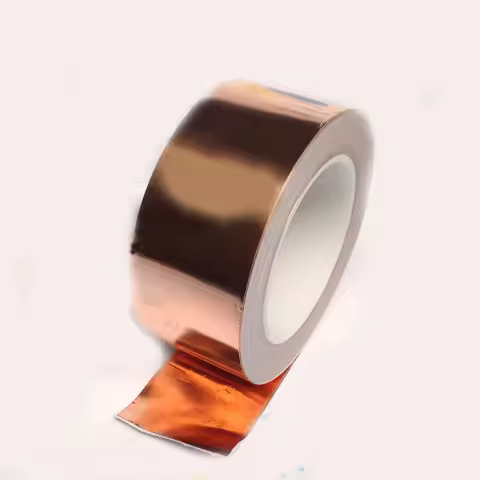 25m Single lead copper foil tape conductive shielding tape paper single-sided conductive copper foil
