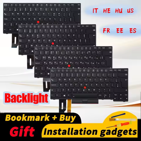 Estonian Spanish French Hebrew Hungarian Italian US for Lenovo ThinkPad E480 E490 L380 R480 T480S L4