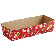 Baking Tray (Lovely Santa) 17.5X6.5X4.5Cm 10Pc