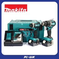 MAKITA Combo Set Impact Drill + 18 Volt Cordless Model DLX2180J