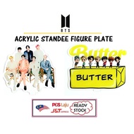 BTS STANDEE. BTS STANDEE. TRANSPARENT STANDEE. Acrylic Standee Figure Model Plate Holder. BTS BUTTER