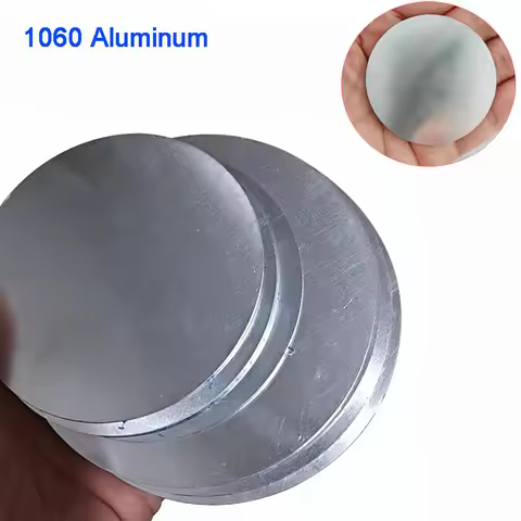 1060 Aluminum Round Plate Dia 50mm - 300mm Aluminum Circular Sheet Disc Round Disk Thickness 0.5~10m