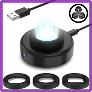 ECEEN Solar Watch Charger, 8 Hours Timing Off with Men's, Women's & Square 3 Caps, LED UV Light Char