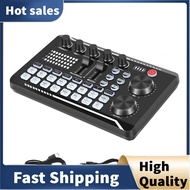 F998 Sound Card Microphone Sound Audio Interface Mixer Sound Card Mixing Console Amplifier for Phone