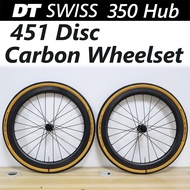 20in 451 Carbon wheelset whit DT SWISS 350 Disc hub fold bike disc brake wheel set