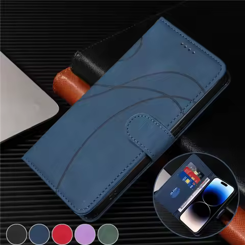 Dream Line Flip G14 G54 Phone Case For Motorola Moto G14 G13 G23 4G G32 G54 G84 G53 G73 5G MotoG14 H