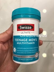 (現貨) ~Swisse 男性青少年多元維生素 60粒 (Swisse Ultivite Teenage Men's Multivitamin) ~到期日: 2023年 07月