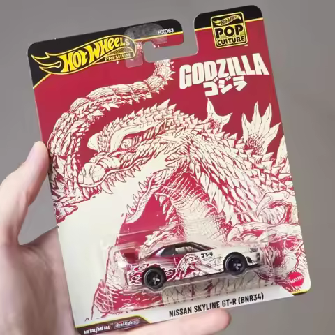 Hot Wheels Entertainment Culture Series 1/64 Nissan Skyline Stranger Things Bmw Lincoln Alloy Die-Ca