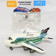 ( Jenniestoree ) Garuda Indonesia AP01 Airplane Toy Airlines Airplane Toy/ Push Airplane Toy/