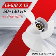 6E5-45949-00 Outboard Propeller 13 5/8 * 13 For Yamaha 60HP 75HP 85HP 115HP Boat Motor Aluminum Allo