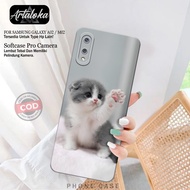HP Case Samsung Galaxy A02/M02 Fashion Case Cat Softcase Samsung Galaxy A02/M02 Silicone TPU Pro Cam
