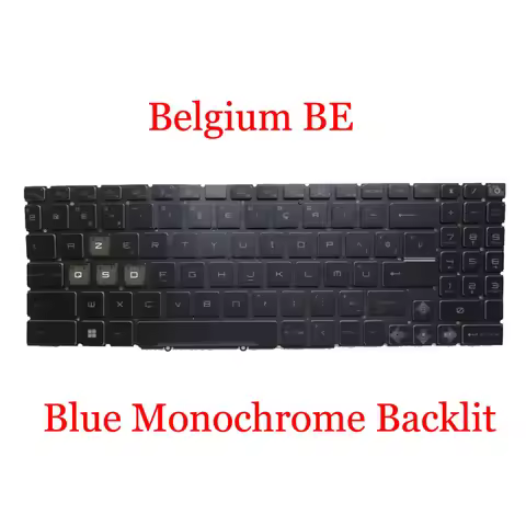 BE FR Backlit Keyboard For MSI NSK-FG0JBN 0F 9Z.NK1BN.J0F S1N3EFR2B3D10 9Z.NK1BN.H0F S1N3EFR283D10 9