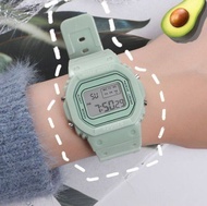 【♡Lovely girls house♡】Women's Digital Square Watches Men Unisex Kids Watch Sport Female Clock Waterp