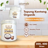 ALAMEE Tepung Kentang Halus Potato Starch Tepung Kue PREMIUM Mashed Long Potato Powder 200gr