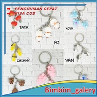 GANTUNGAN BIMBIM KEY CHAIN MINI BT21 BTS KEYCHAIN MINI TRIPLE BT21 KPOP// BTS BT21 KEYCHAIN