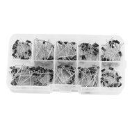 Yzz>200pcs 10 Values Rectifier Diode Assortment Electronic Kit 1N4001~1N4007 1N5817