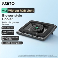 LLANO V12 RGB Laptop Cooling Pad for Gaming 2800RPM Powerful Turbo-Fan with Infinitely Variable Spee