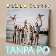 MINIMALIST SPANRAM WOODEN FRAME PHOTO PRINTING LUSTER MATERIAL size 12R 16R 20R 24R 30R WALL PHOTO