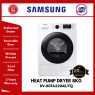 SAMSUNG HEAT PUMP DRYER 8KG DV80TA220AE/FQ-SAMSUNG WARRANTY MALAYSIA