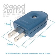 [SG FREE ] Universal 90 Degree Rotary Power Plug, Philippines Thailand Connection Plug Two Flat Pin 