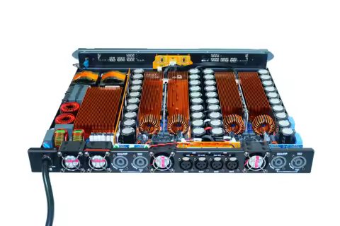 DA18K4 1U Professional 4-Channel Class D Power Amplifier 18000W High Power for Stage Live Concert Au