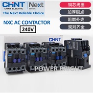 CHINT NXC 240VAC CONTACTOR [09A, 12A, 18A, 25A, 32A, 40A]