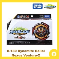 Takara Tomy Beyblade Burst DB B-180 Dynamite Belial Nexus Venture-2 Mainan Gasing Spinning Top B180