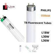 OSRAM/PHILIPS T8 FLUORESCENT LIGHT TUBE L18W / L30W / L36W